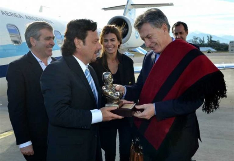 Gustavo Sáénz y Mauricio Macri